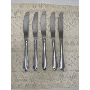 Stanley Roberts Rope Stainless Steel Dinner Knives Set of 5 Korea Flatware